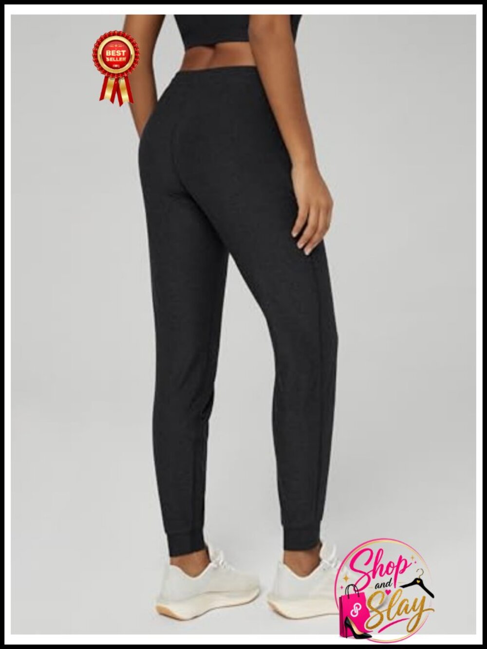 Ultra Soft Midweight Jersey Tapered Joggers with Pockets
